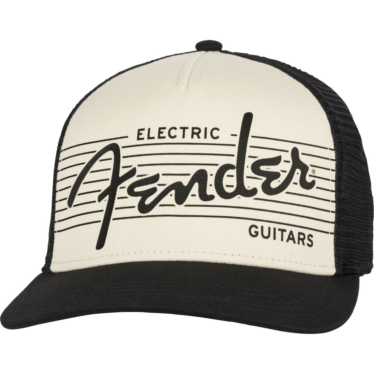 Fender Electric Hat Black/Cream One Size