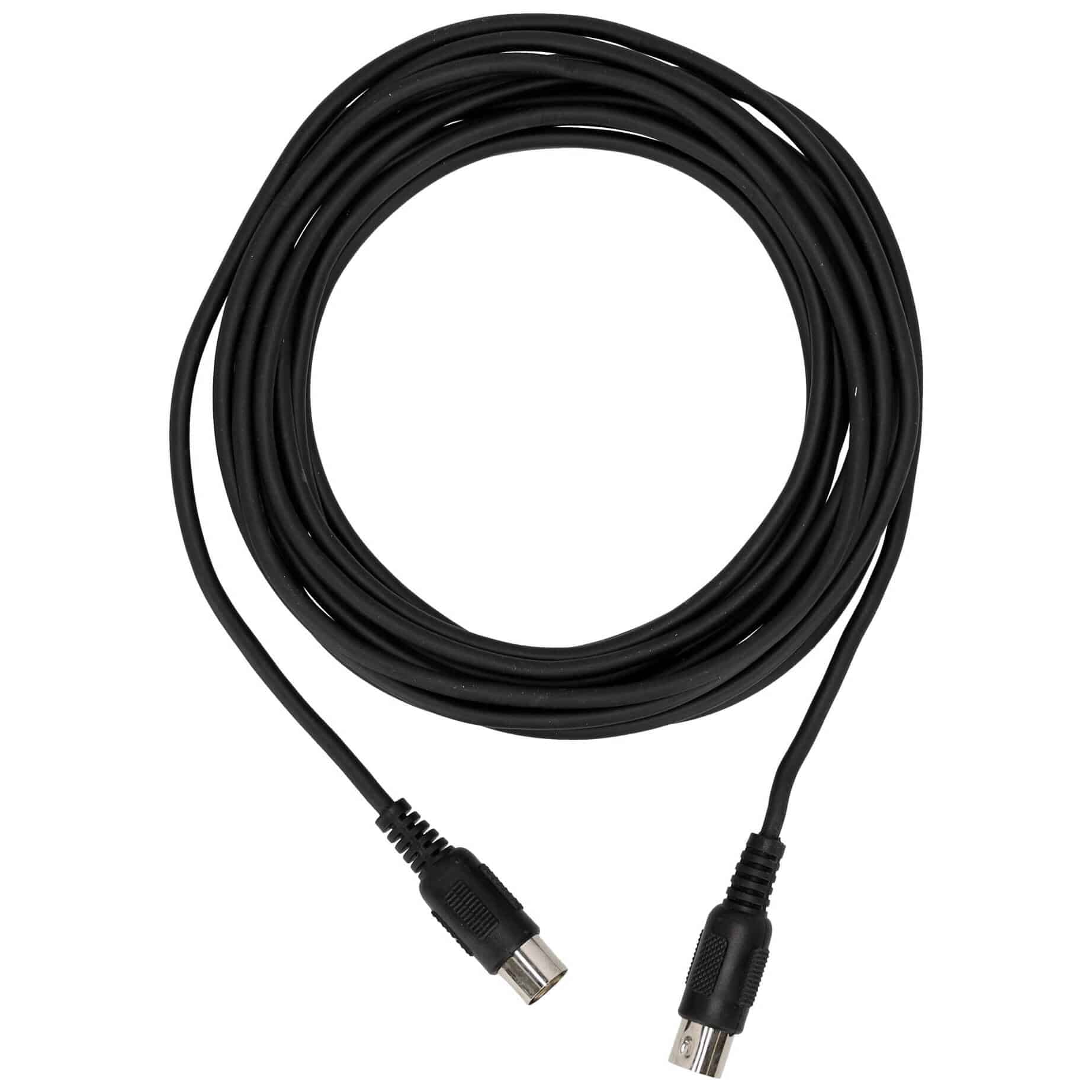 Klang MIDI-Kabel 6 Meter Schwarz