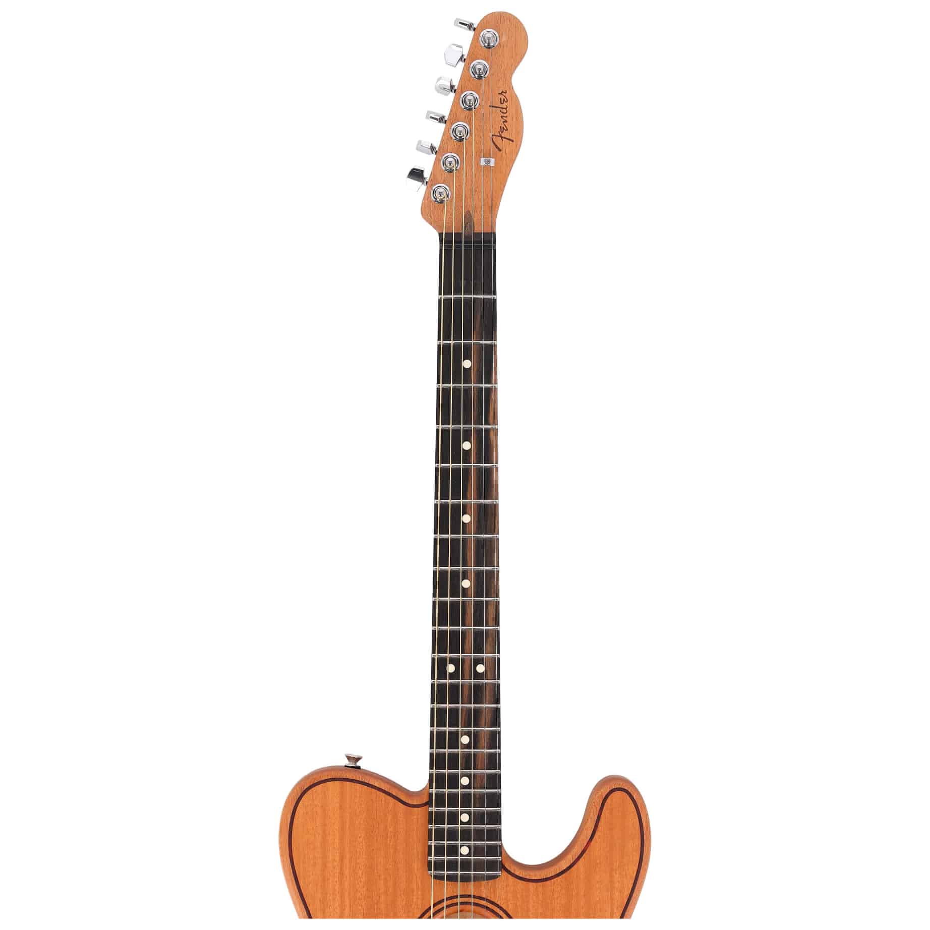 Image of Fender american acoustasonic telecaster eb nat 10028094 5