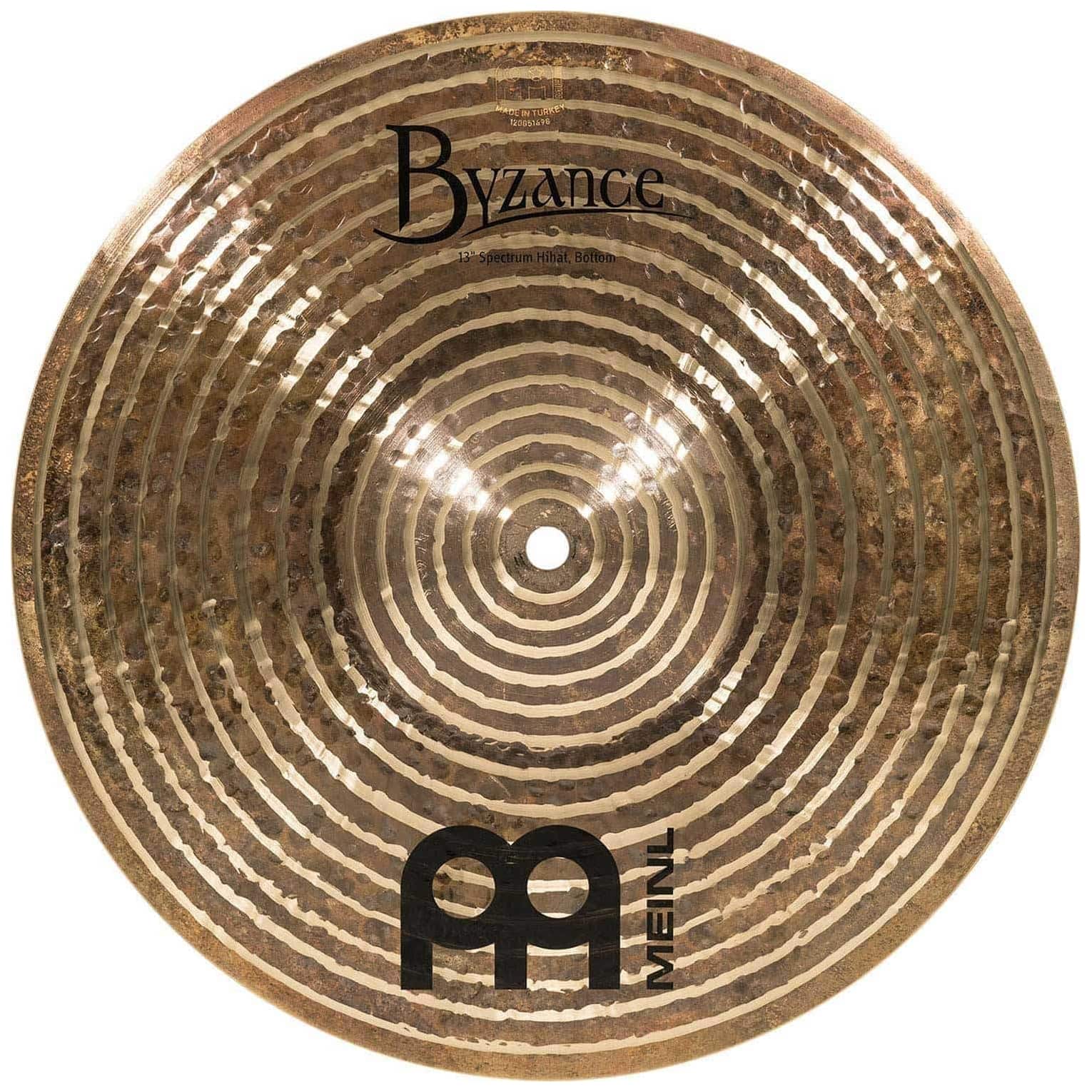 Meinl Cymbals - Meinl Cymbals B13SH - 13 Byzance Dark Spectrum Hihat - 7