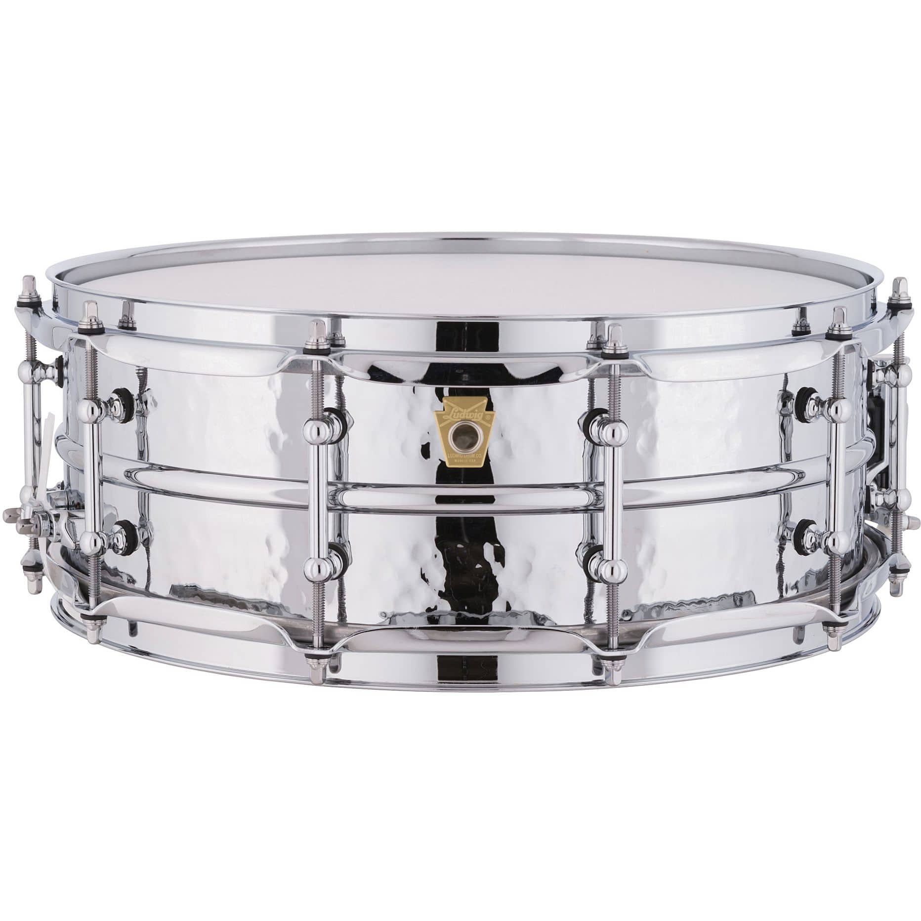 Ludwig Supraphonic LM400KT 14" x 5" hammered Snare Drum