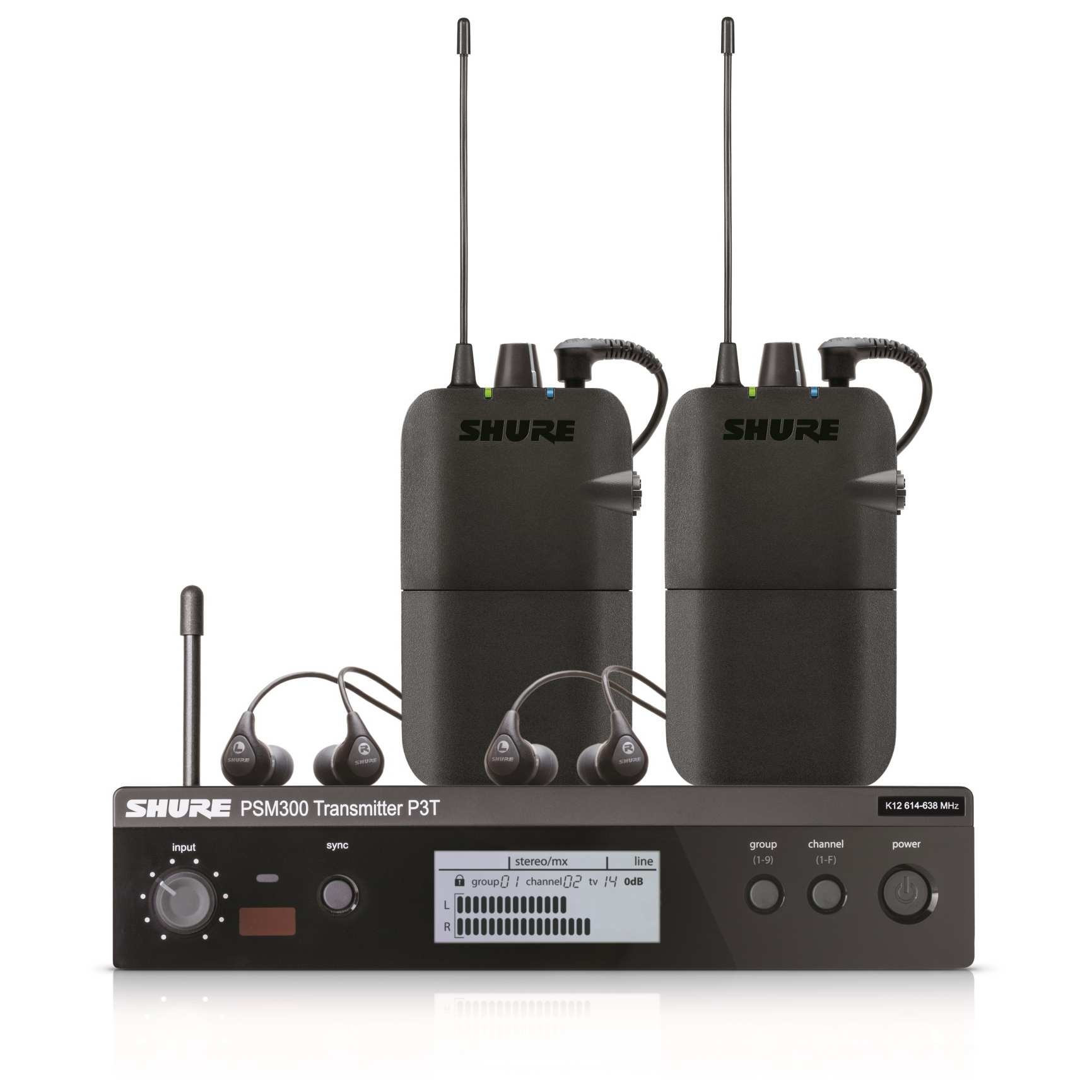 Shure - Shure PSM 300 TwinPack P3TER112TW-S8 - 1