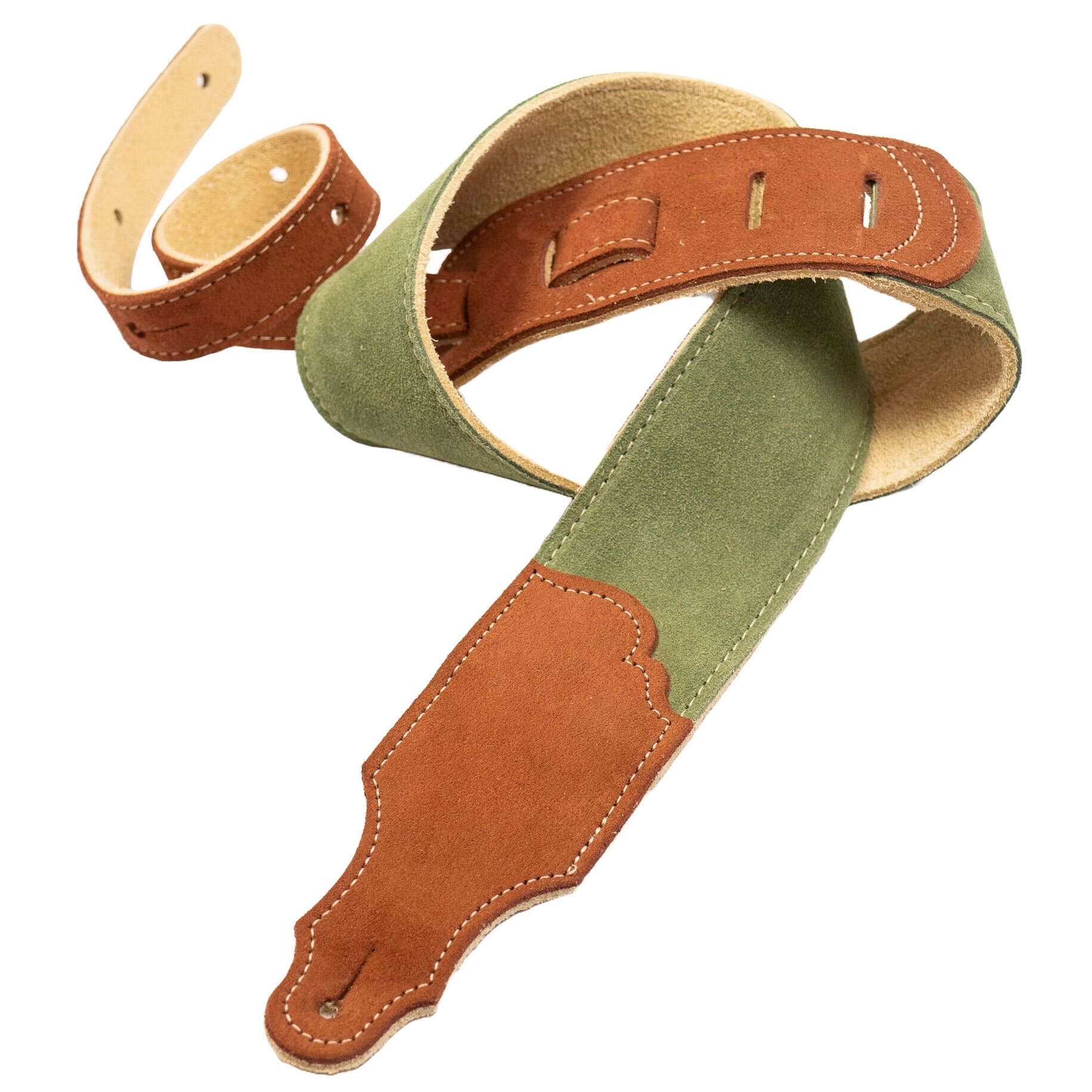  Olive Suede /Rust End Tap 2,5"