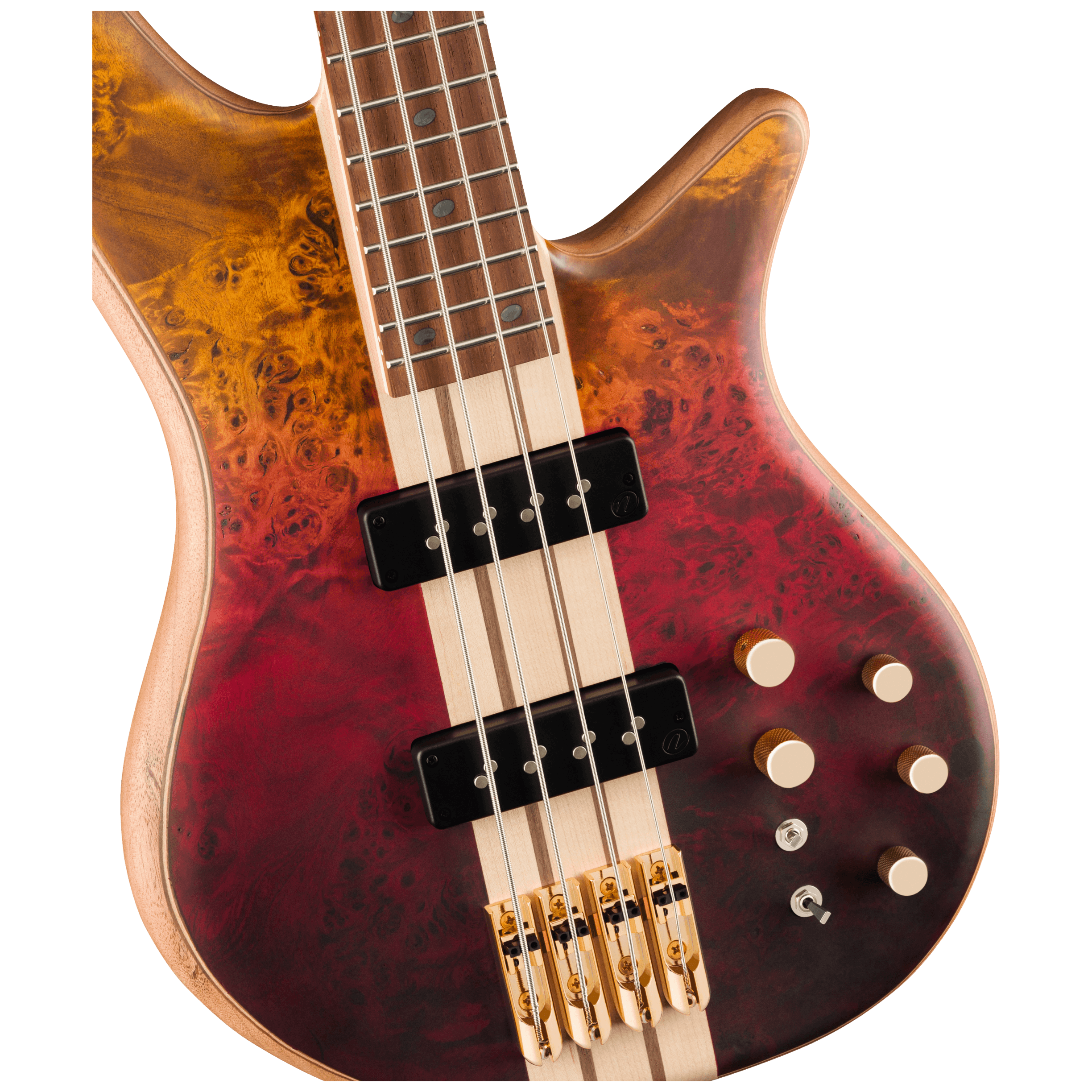 Jackson Pro Series Spectra Bass SBP IV Firestorm Fade 4