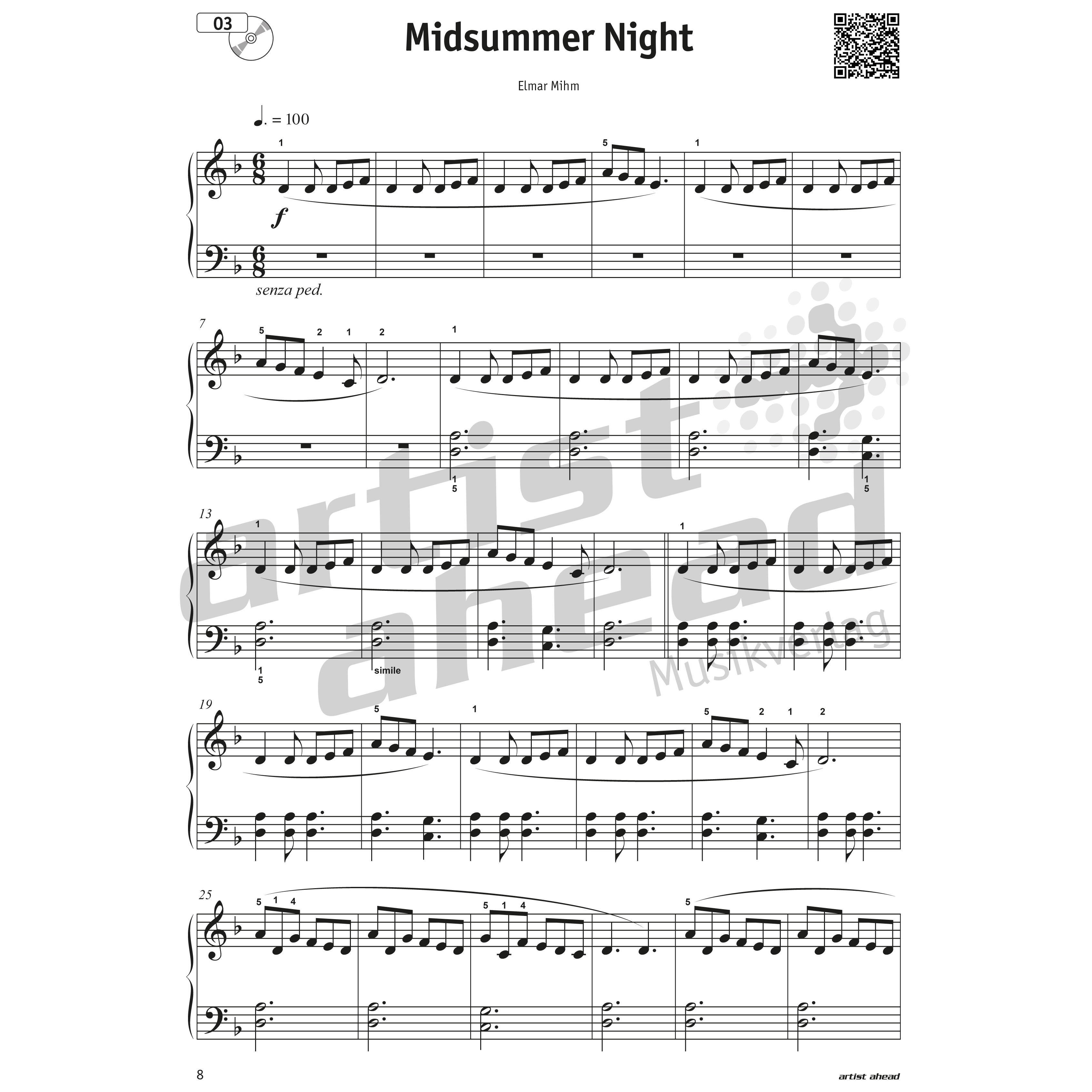 Artist Ahead Meine schönsten Wohlfühlmomente am Klavier - Elmar Mihm 4