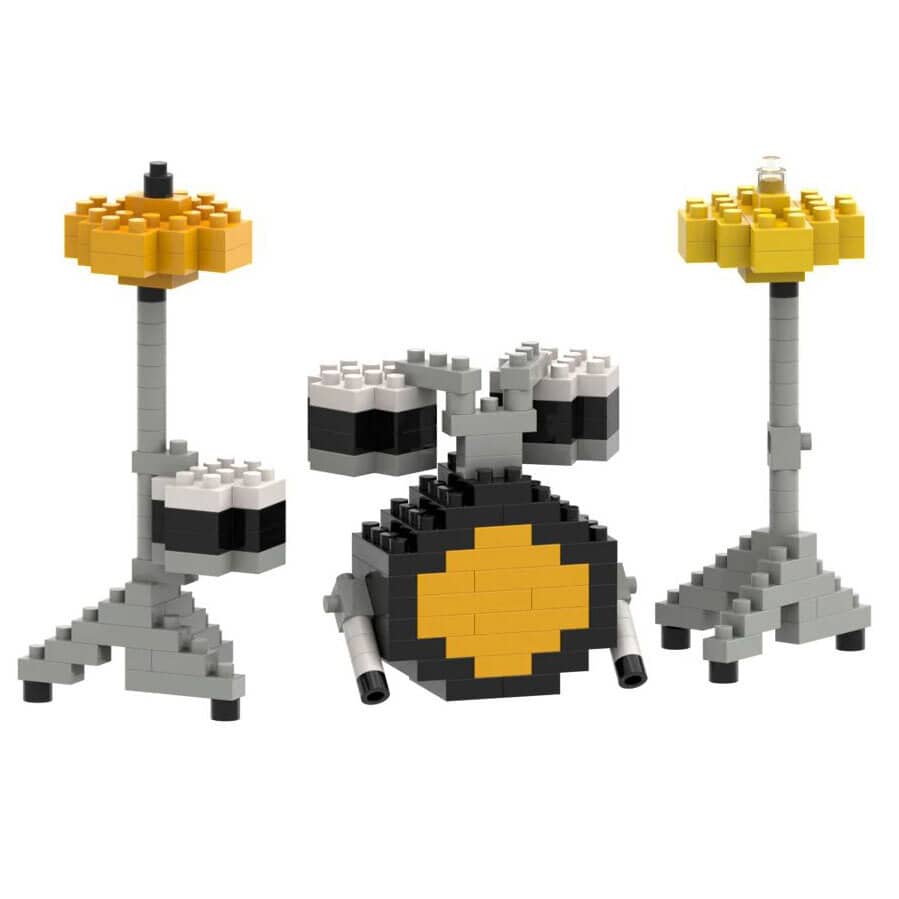  Microsized building blocks - Drumset