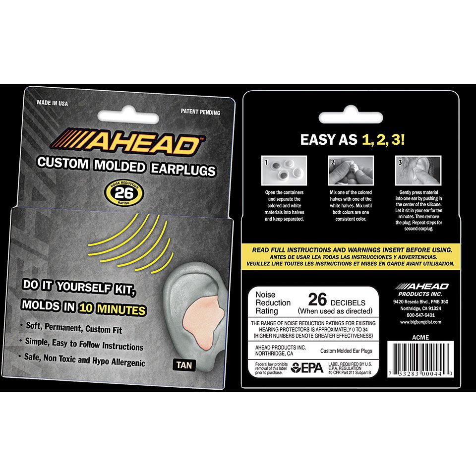 Ahead ACME Custom Molded Earplugs 1