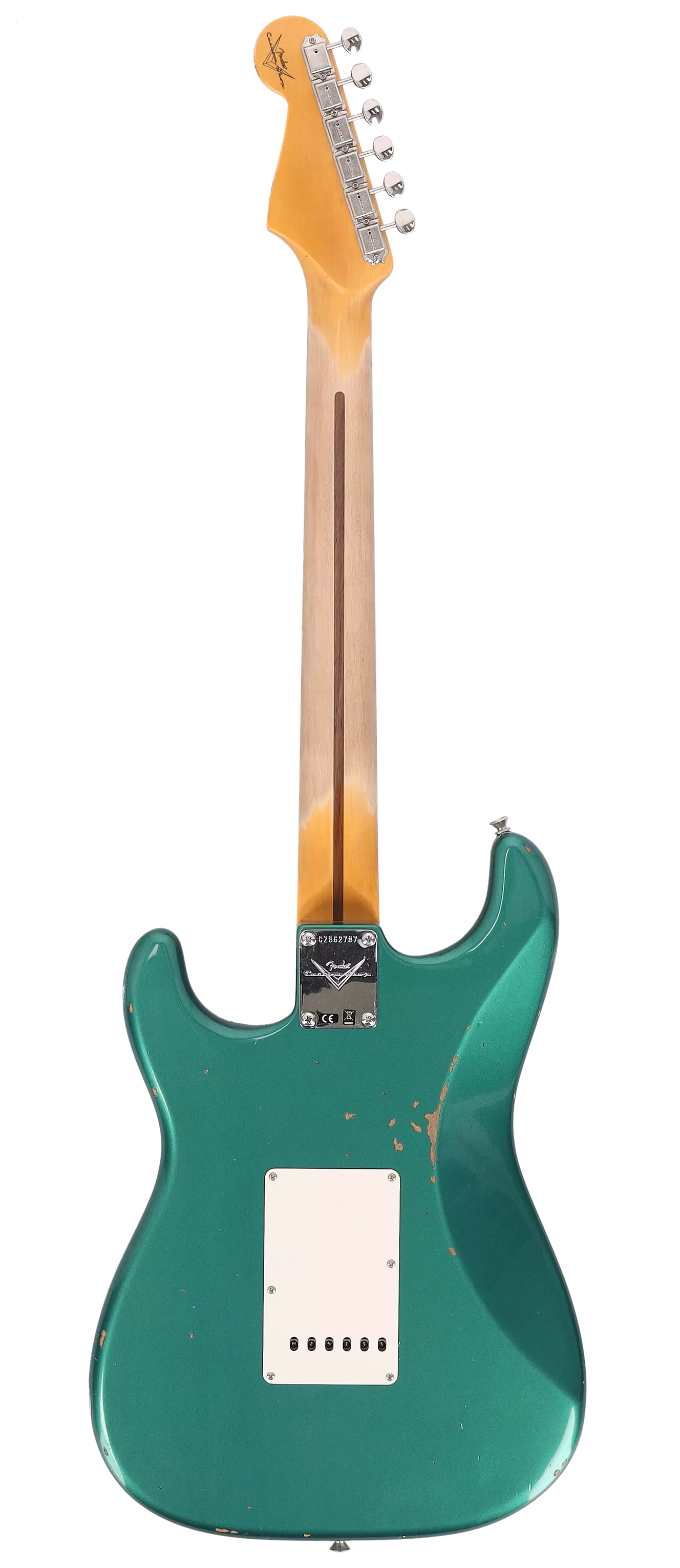 Fender Custom Shop 1963 Stratocaster Relic Aged British Racing Green Metallic #CZ562787 6