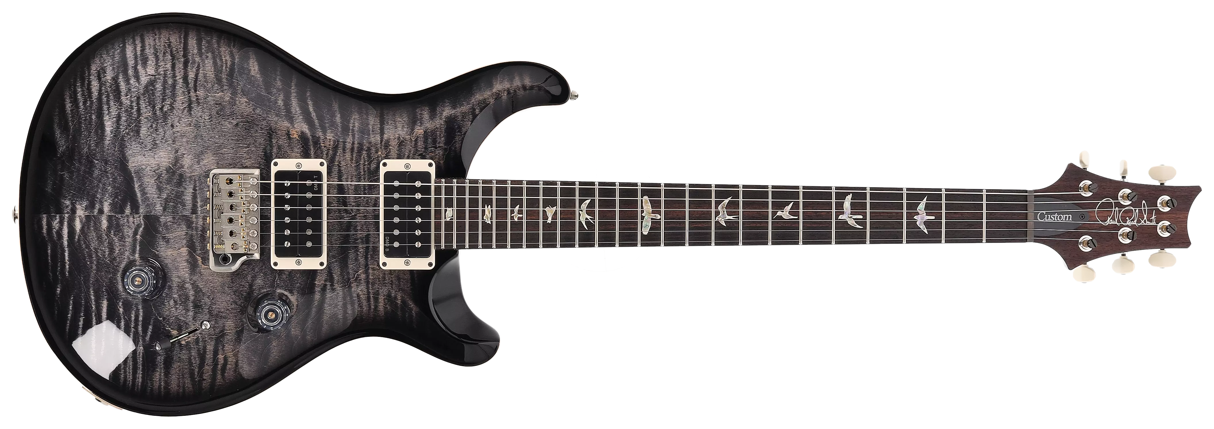 PRS Custom 24 Charcoal Burst #1 1