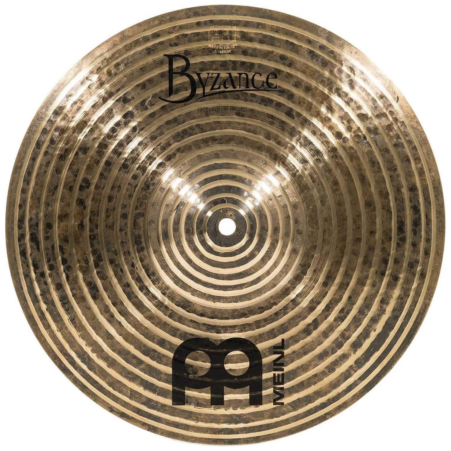 Meinl Cymbals - Meinl Cymbals B13SH - 13 Byzance Dark Spectrum Hihat - 4