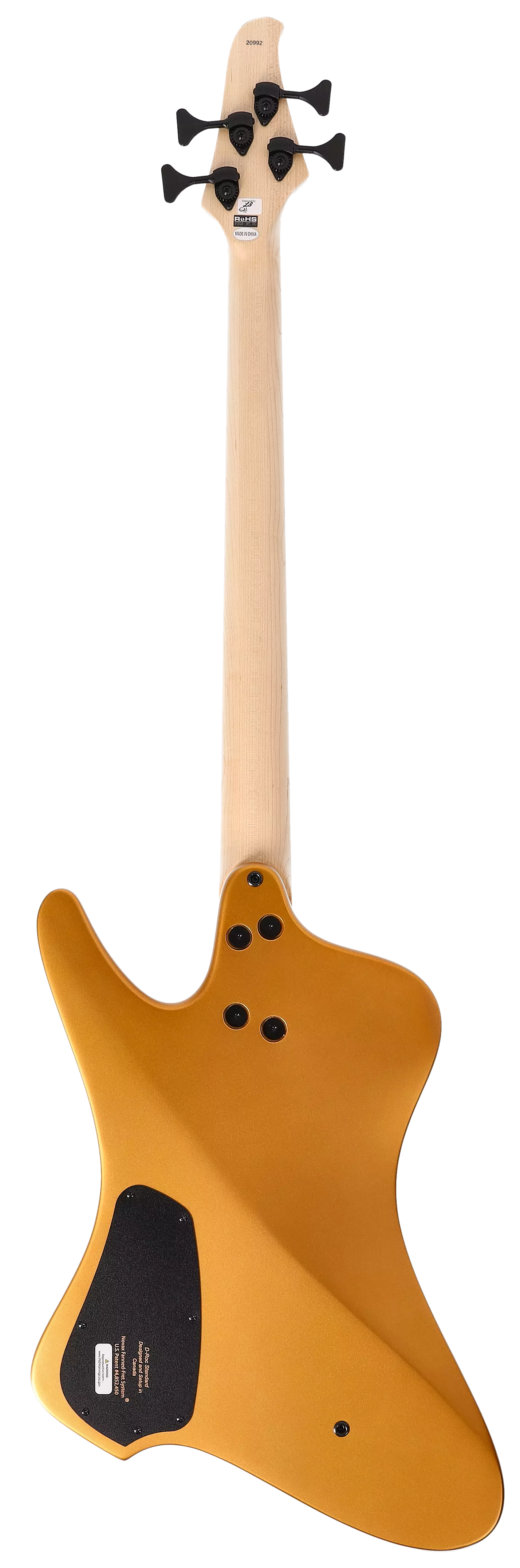 Dingwall LTD D-Roc 4-String Ducati Gold Matte 2