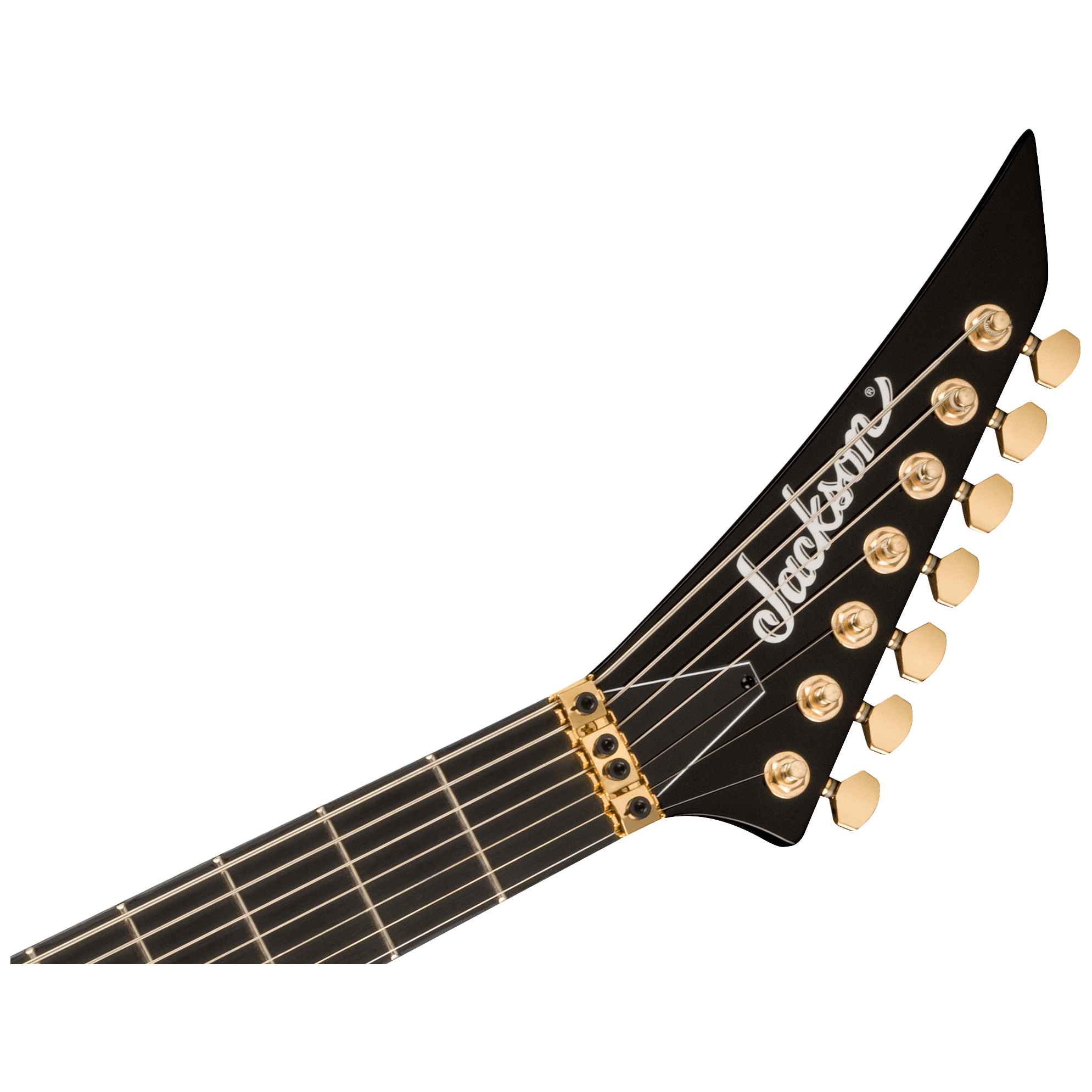 Jackson Pro Rhoads RR24-7 Mark Heylmun EB BLK W/WHT PINS 5