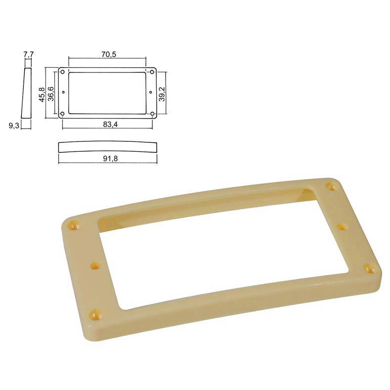 HPR08TCR, hoch-gebogen creme