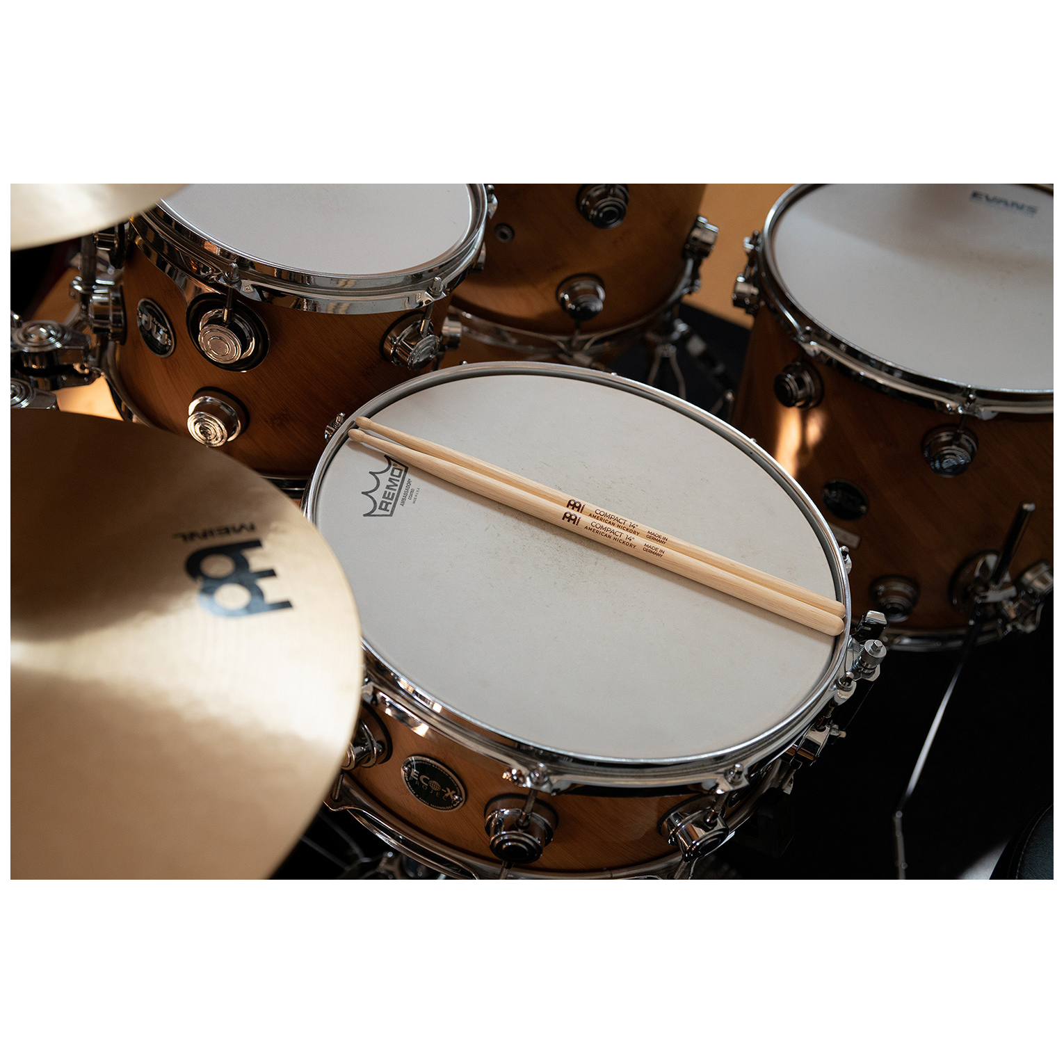 Image of Meinl stick  brush compact 14 drumstick american hickory 10026740 9