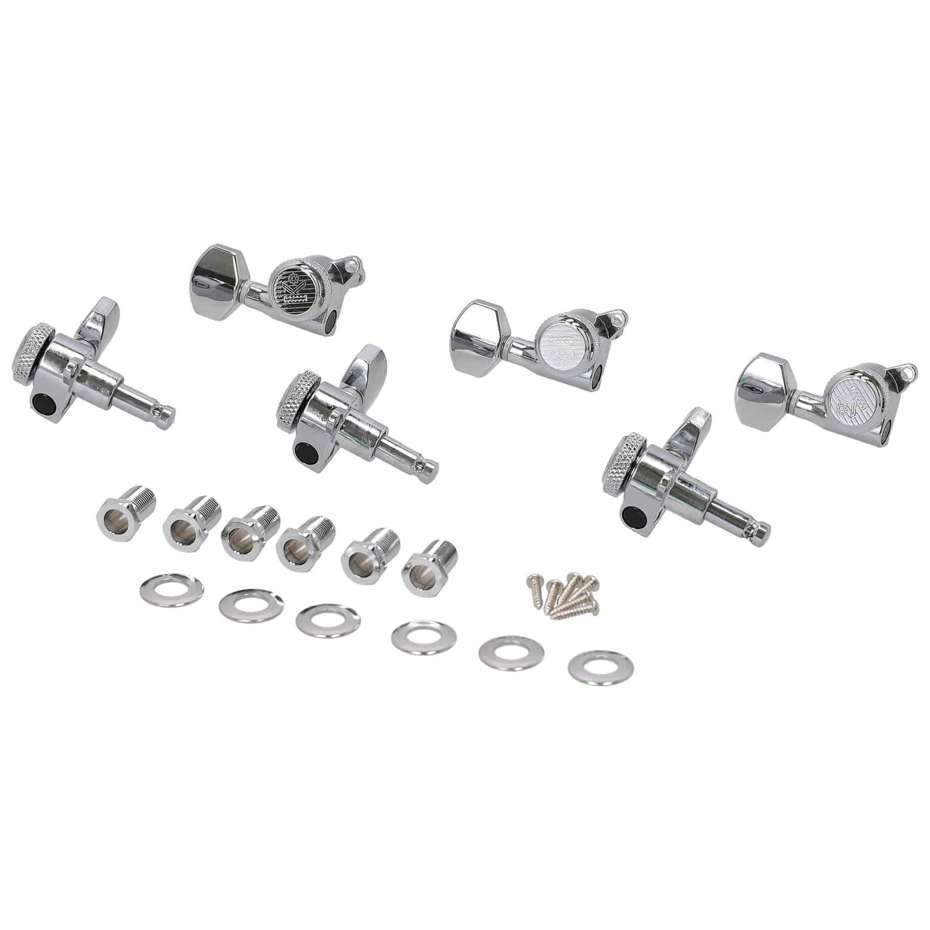 Kluson - Kluson MBSL6LC Backlock Tuner 6L 45 Grad Chrom