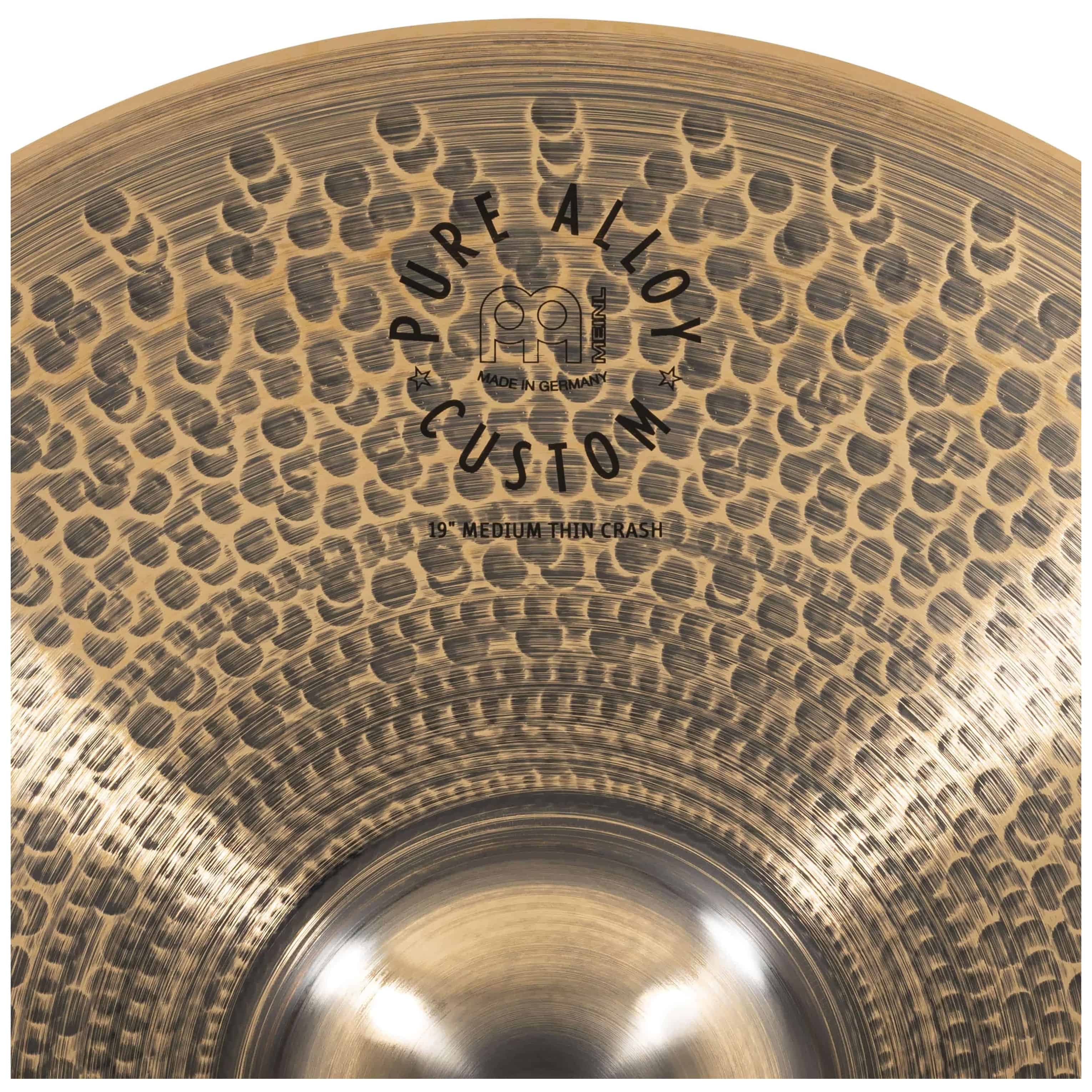 Meinl Cymbals - Meinl Cymbals PAC19MTC - 19 Pure Alloy Custom Medium Thin Crash - 2