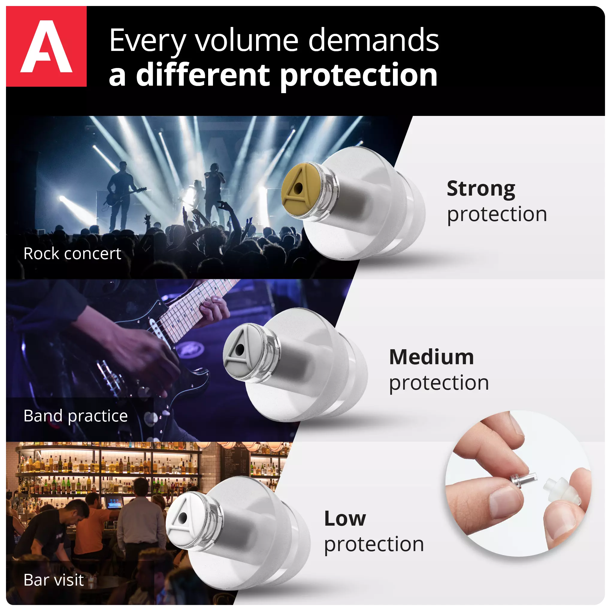 Alpine Hearing Protection MusicSafe Pro Transparent - Earplugs 2