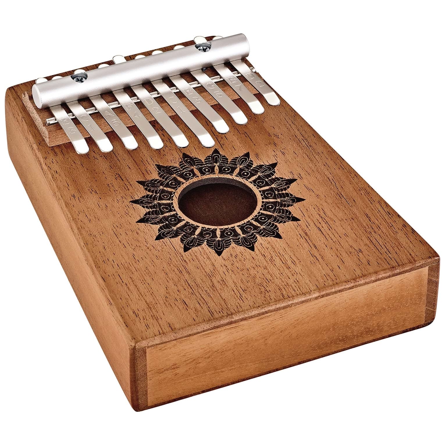 Meinl Sonic Energy - Meinl Sonic Energy KL1008H Soundhole Kalimba, 10 Töne, Mahagoniholz