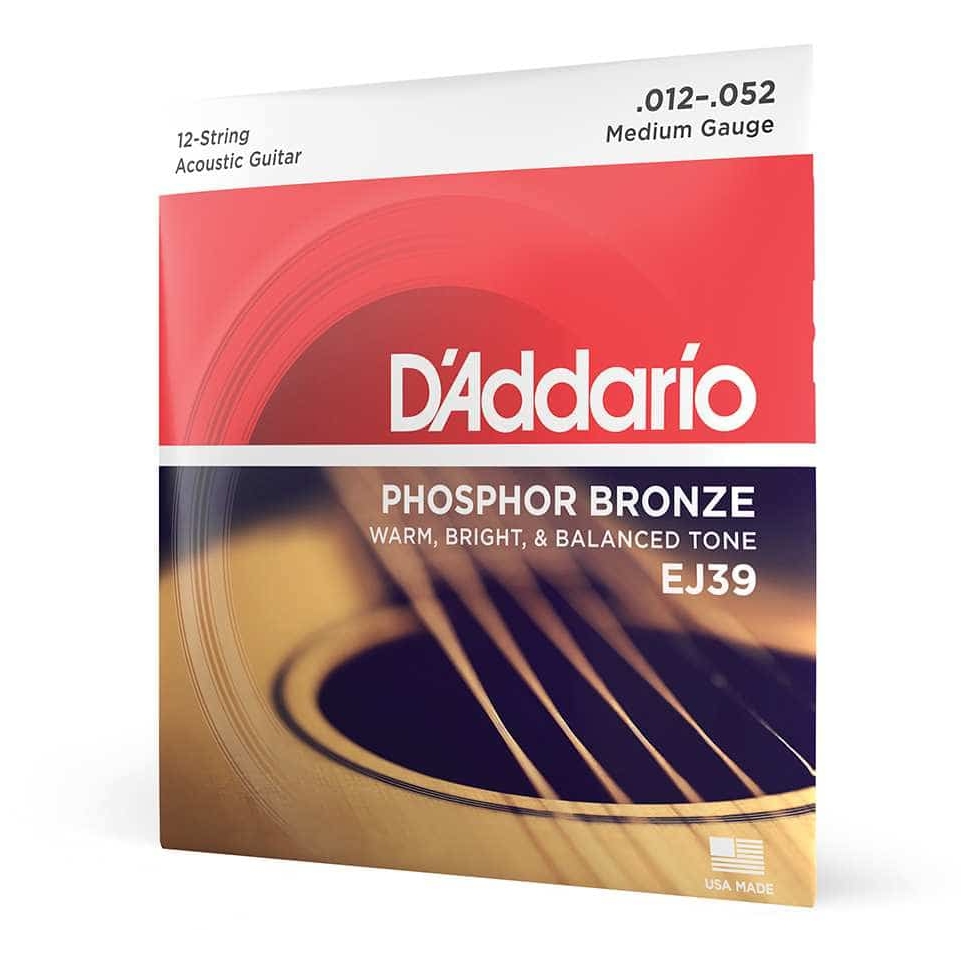 D’Addario - D’Addario EJ38 - 12-String Acoustic Phosphor Bronze 10-47 - 4
