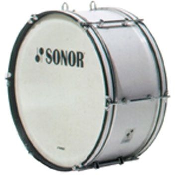 Sonor B Line 24" x 10" Marching Bass Drum white