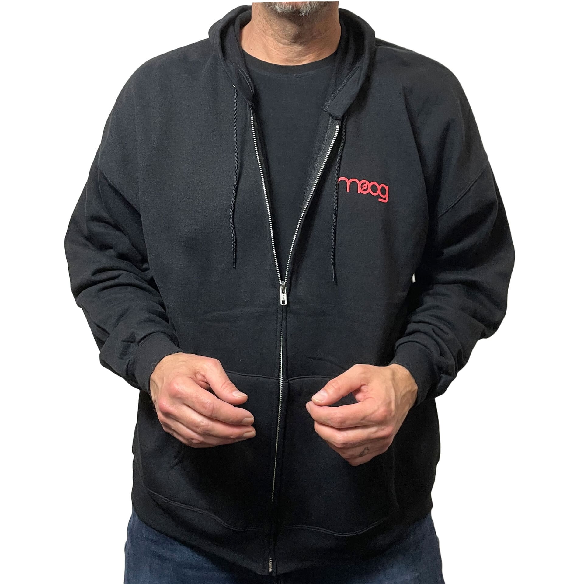Moog Synthesize Love Zip Hoodie XXL