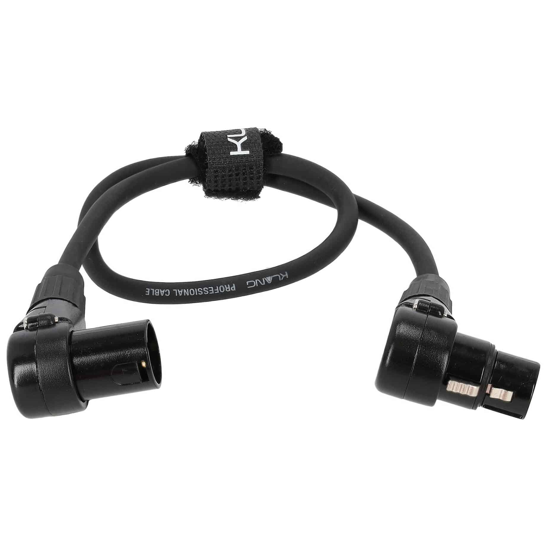 Klang Patchkabel XLR male 90°/XLR female 90° 0,50 Meter 1