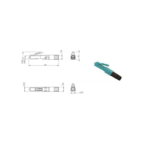 mp cat fiber optic connector