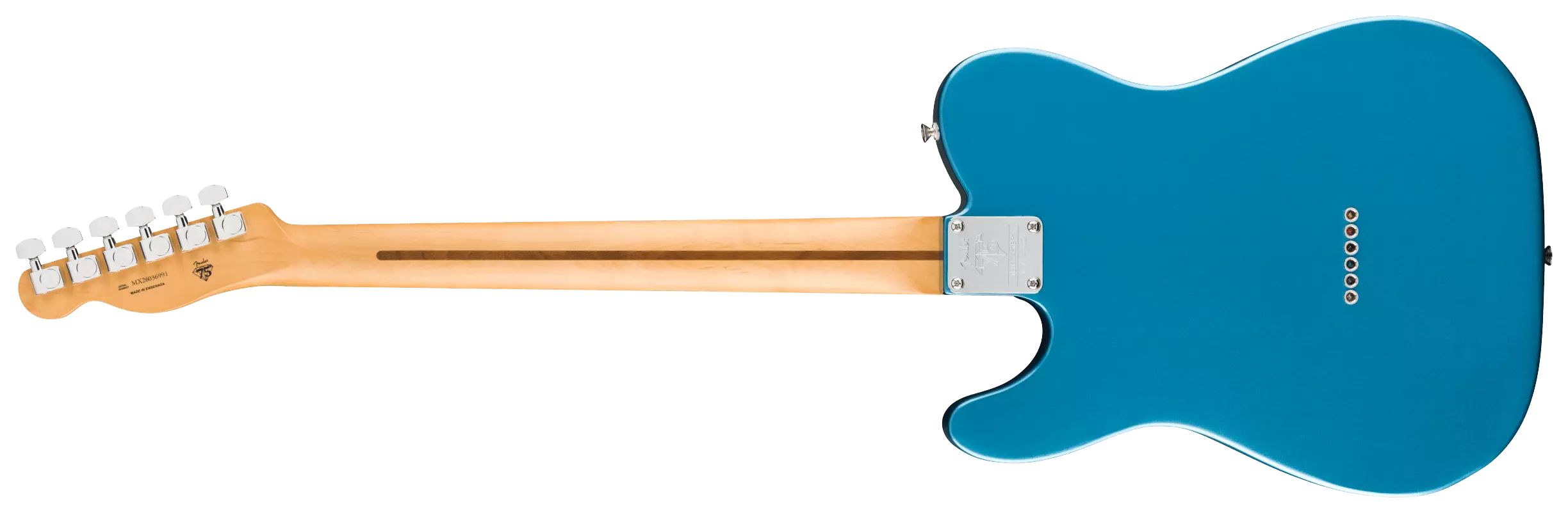 Fender 75th Anniversary Player II Baritone Telecaster MN Lake Placid Blue 2