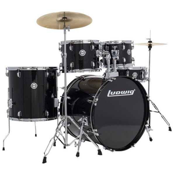 Ludwig Accent DRIVE 22" Black Complete Set