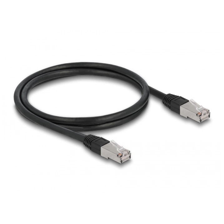 Delock RJ45 Netzwerkkabel Cat.6A S/FTP PE Outdoor 1m