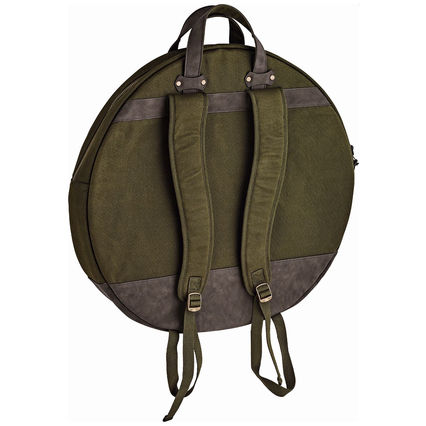 Image of Meinl cymbals mwc22gr 22 canvas collection cymbal bag  forrest green 10028395 4