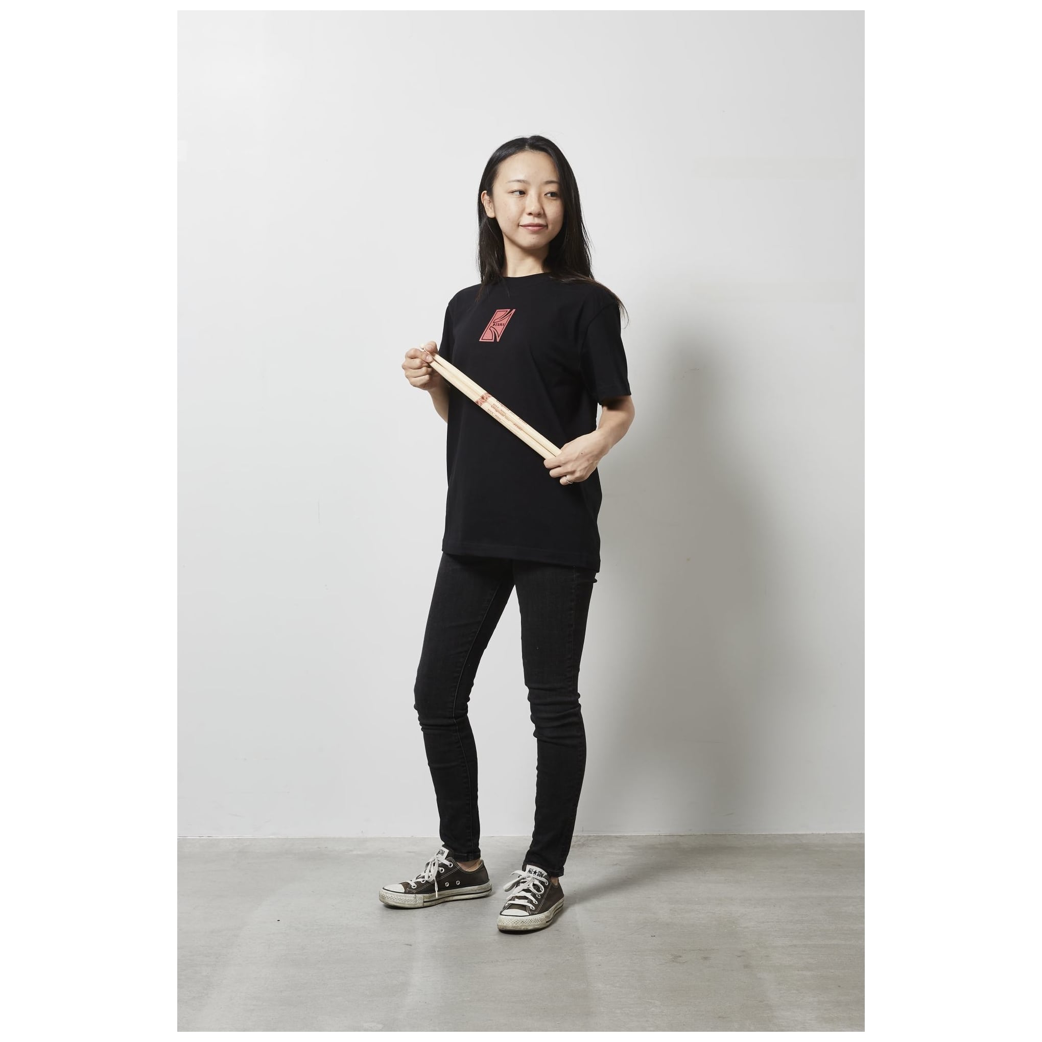 Image of Tama tamt006s t shirt red logo  schwarz  s 12000210 2