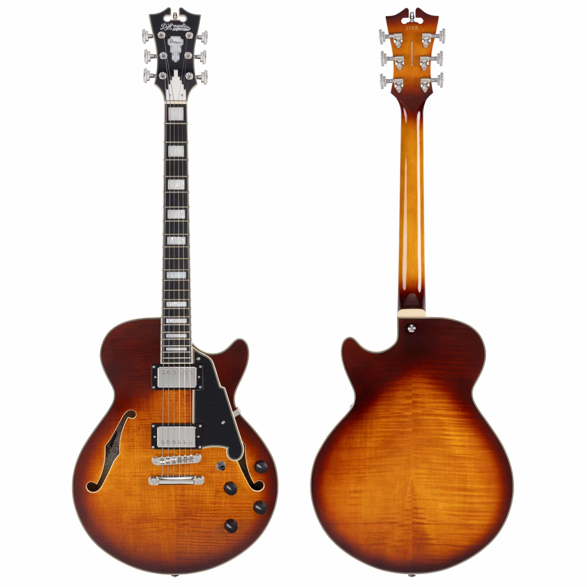 D’Angelico Guitars Premier SS Dark Iced Tea Burst 2