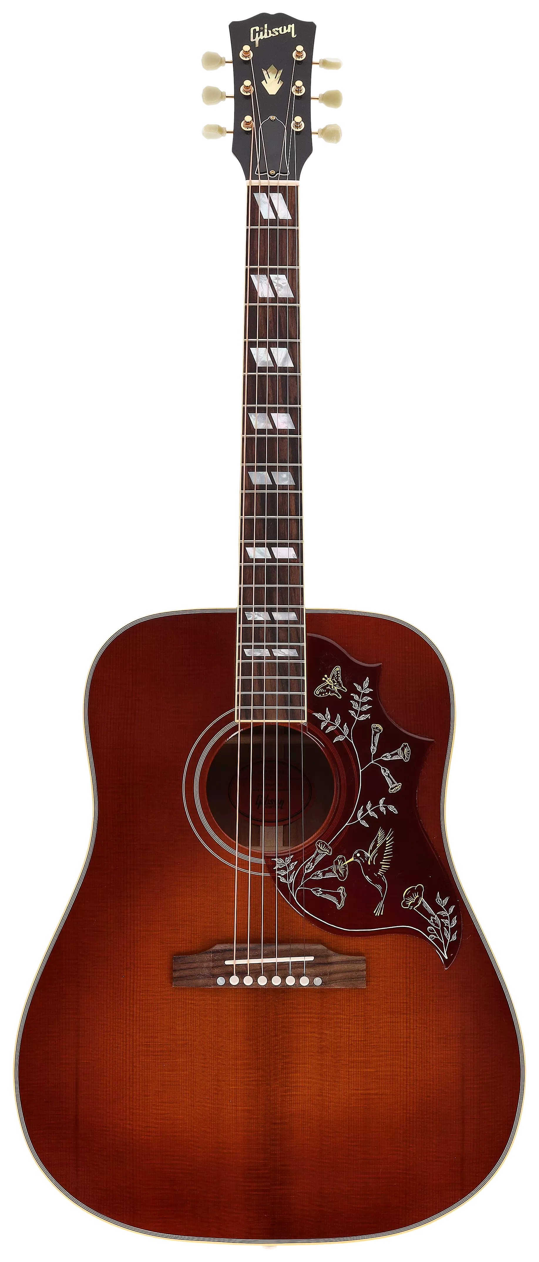 Gibson 1960 Hummingbird Fixed Bridge Heritage Cherry Sunburst #1