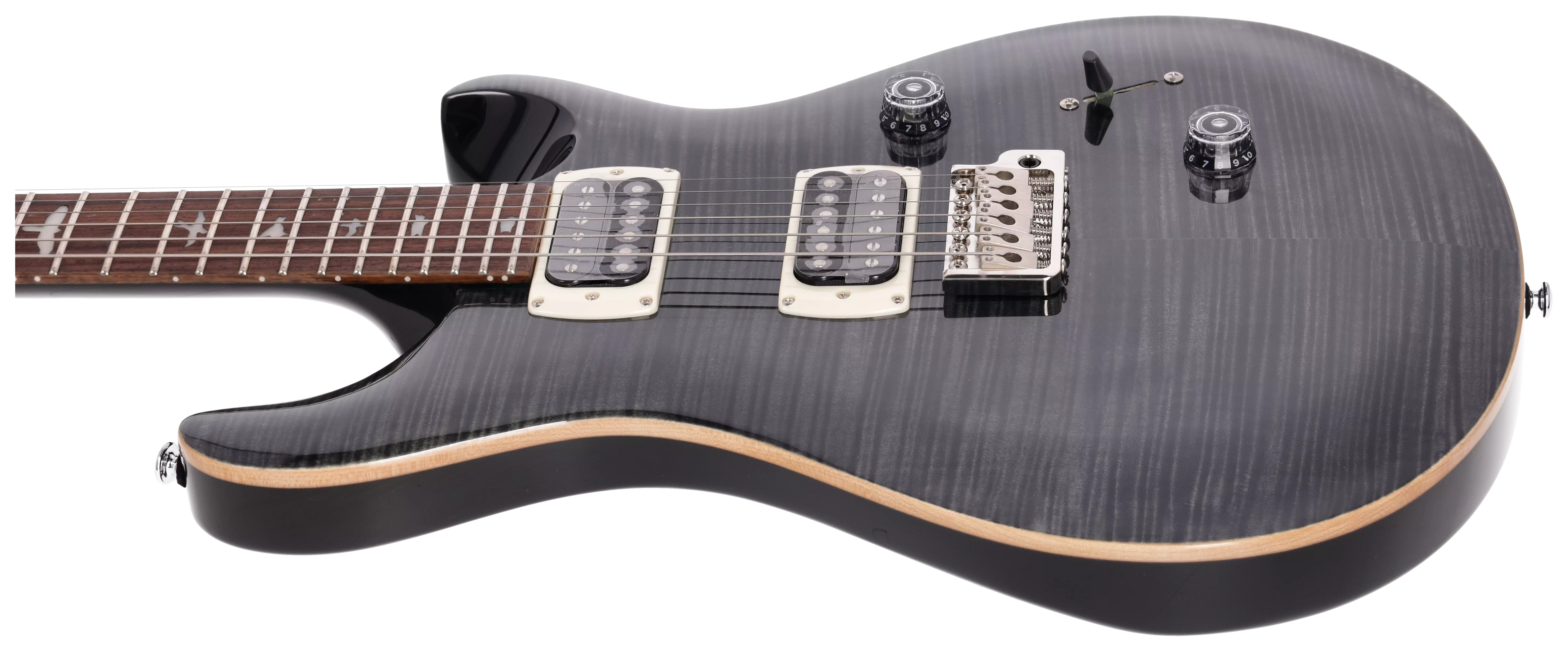 PRS SE Custom 24 Gray Black - session Select - 5