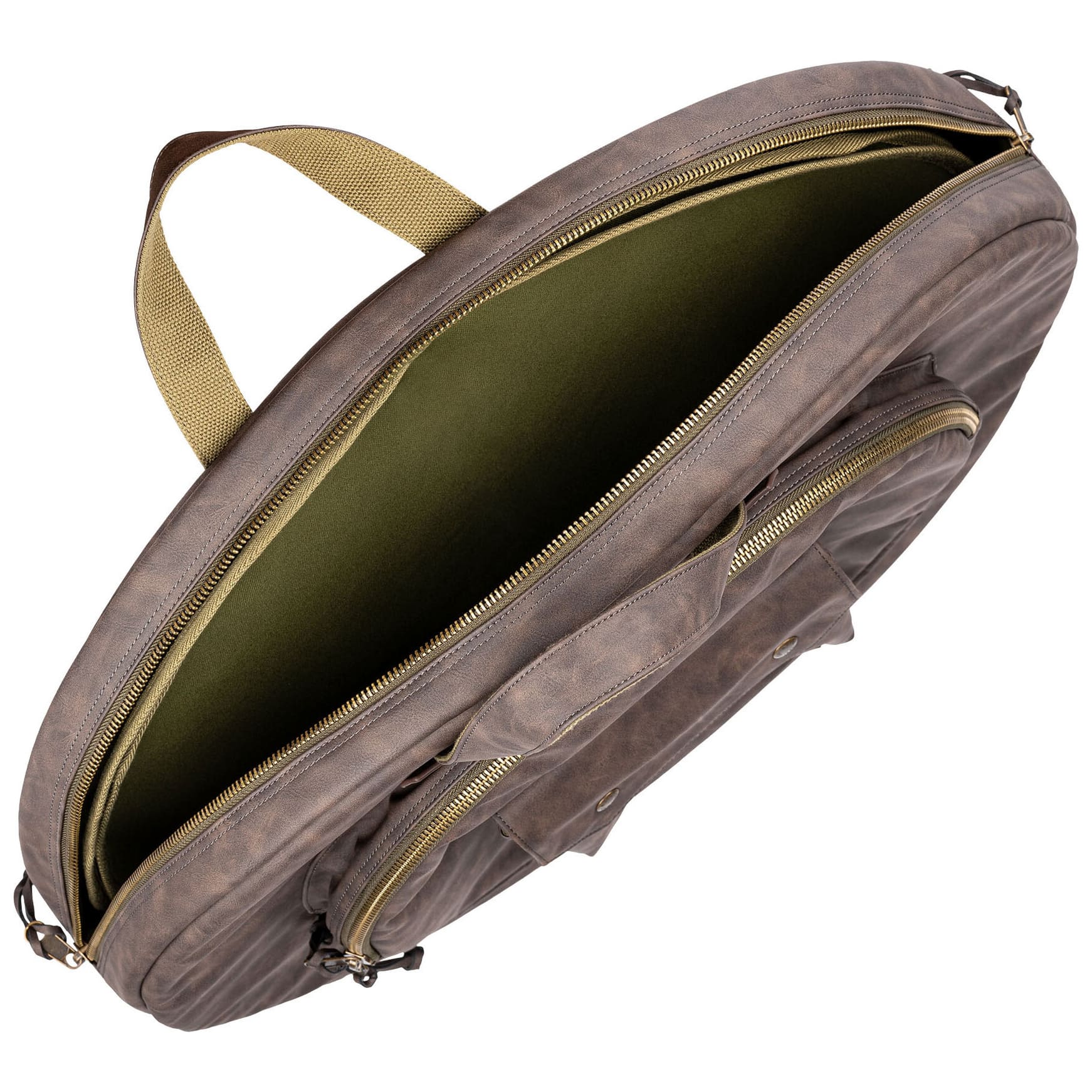 Meinl Cymbals MVHC22DB 22" Light Brown Vintage Hyde Cymbal Bag 2
