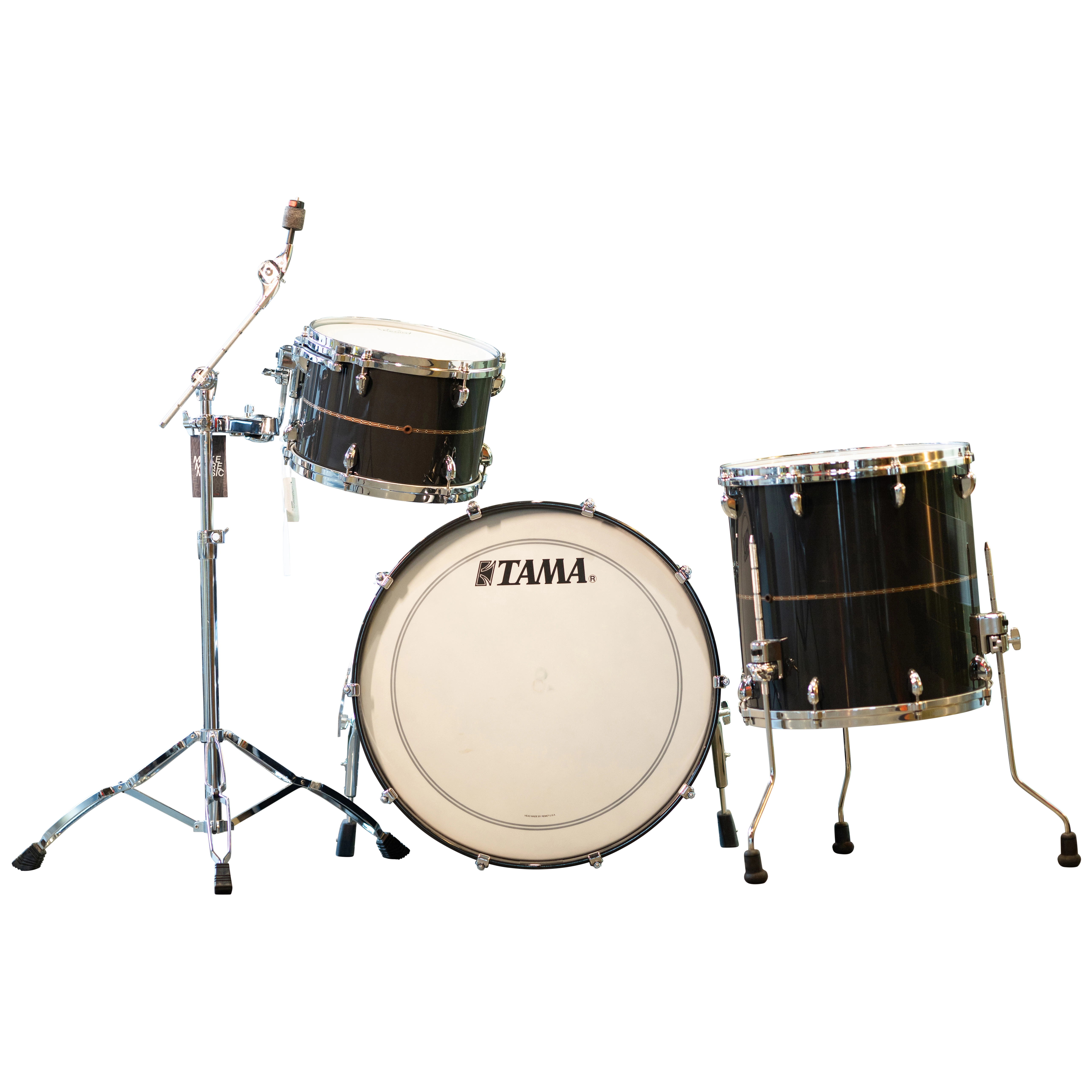 Tama STAR Bubinga Smoky Black Chrom 3pcs Shell Set