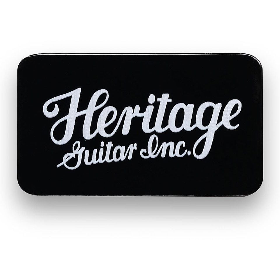 Heritage Celluloid 347 Black Heavy 12 Stück Tin Box 1