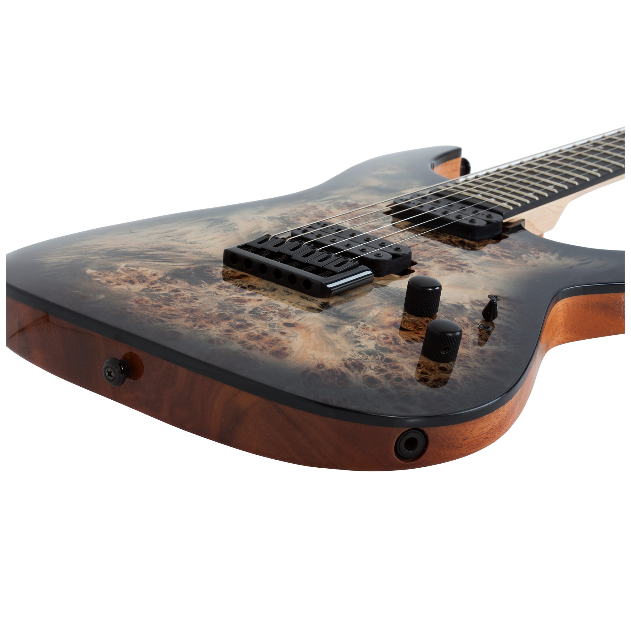 Schecter C-6 Pro Charcoal Burst 3