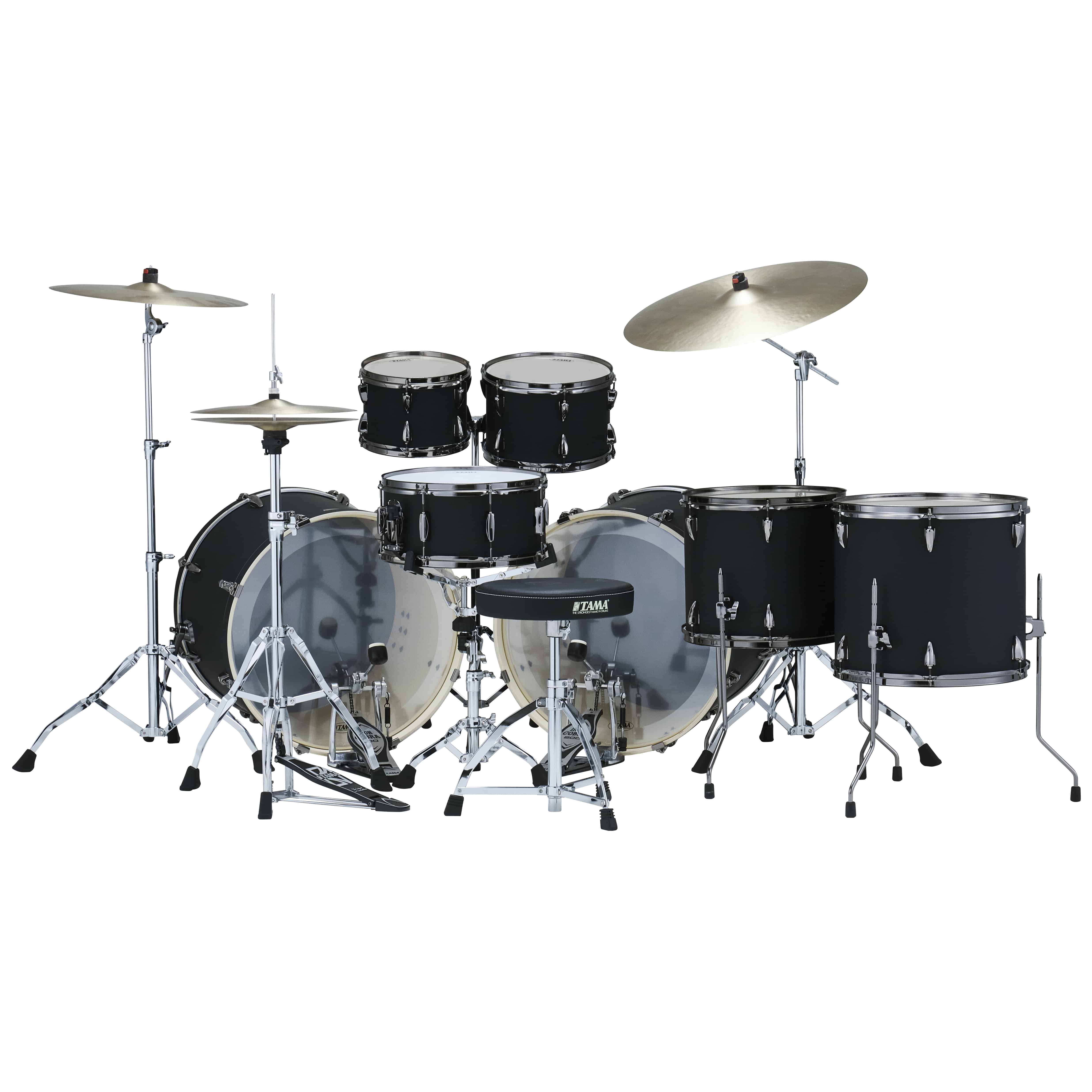 Tama IP72ZH8WBN-BOB - Imperialstar 7-tlg. Drumset Blacked Out Black 2