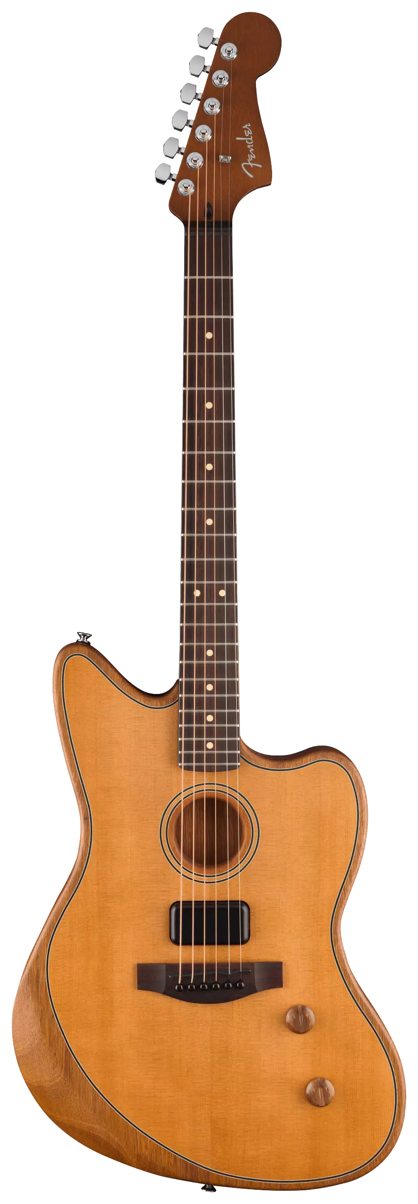 Fender Acoustasonic Standard Jazzmaster Aged Natural 6