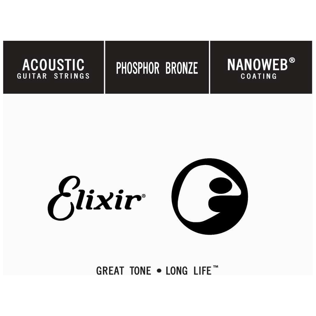 Elixir - Elixir 14142 Einzelsaite 042 Nanoweb Phosphor Bronze