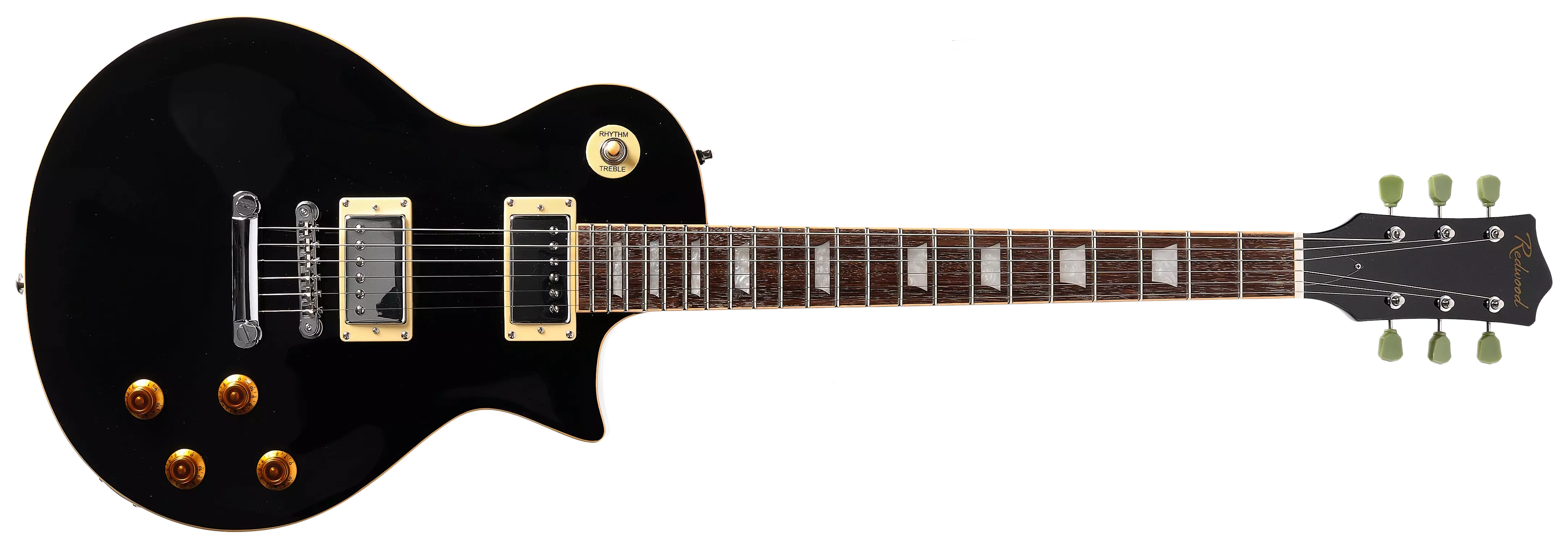 Redwood Classic LP-Style Black inkl. Case 1