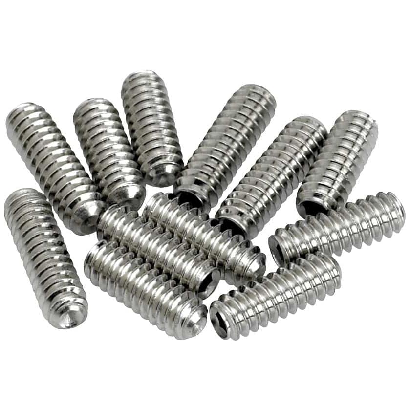 Fender - Fender Bridge Height Screws Strat Nickel 12 Stück