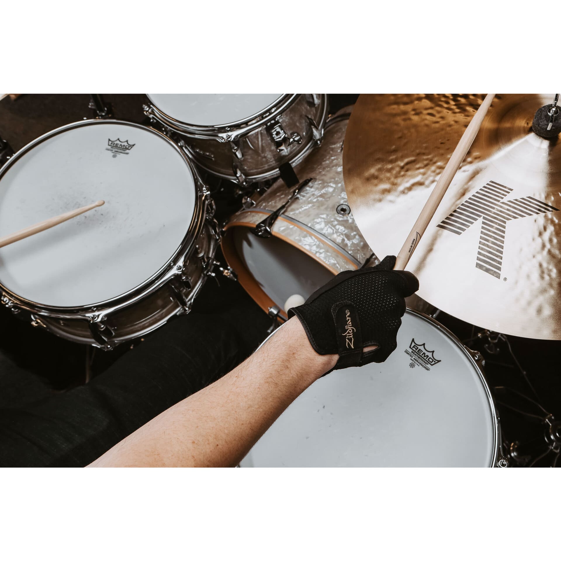 Zildjian Touchscreen Drummer`s Gloves XL 4