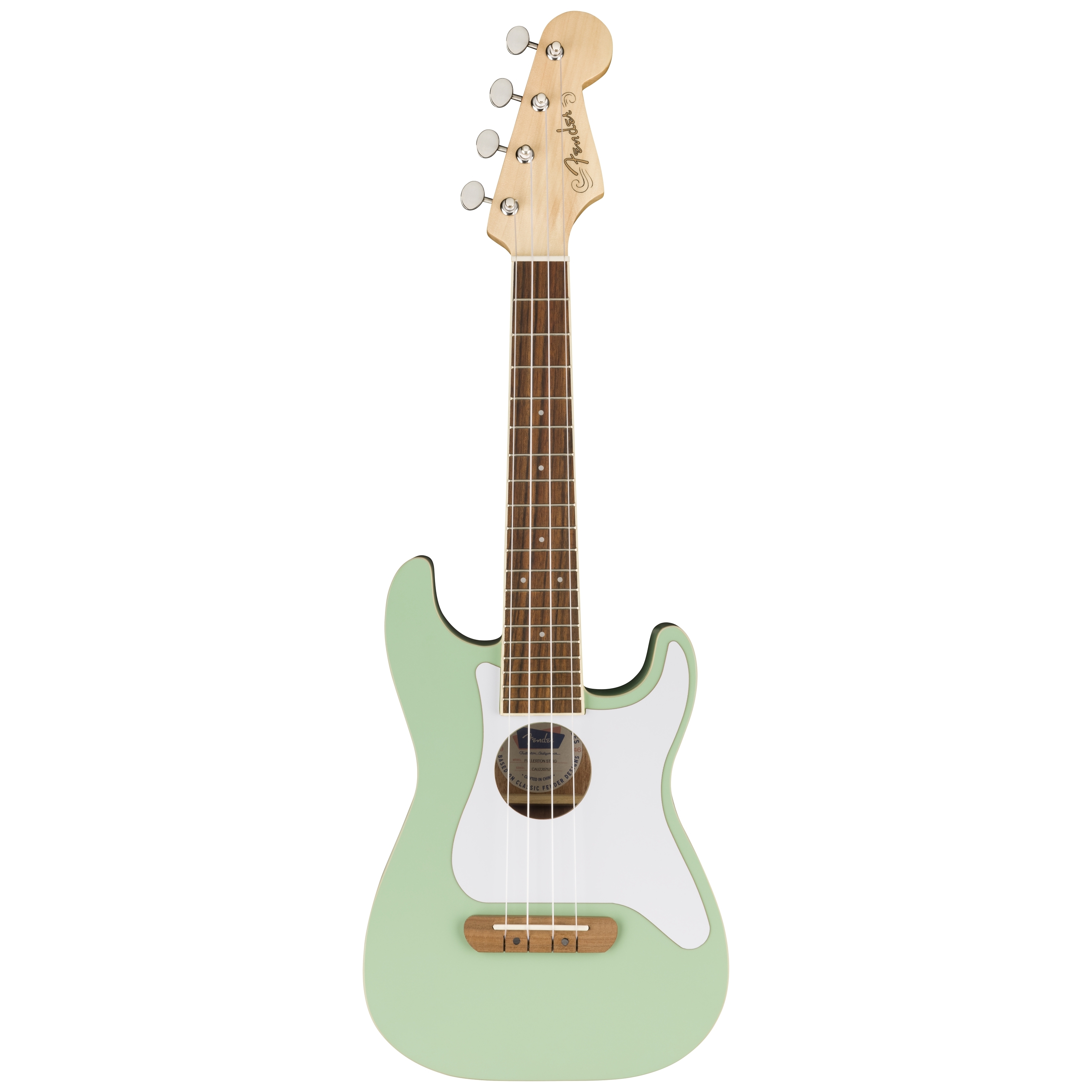 Fender Fullerton Strat Uke Surf Green 1