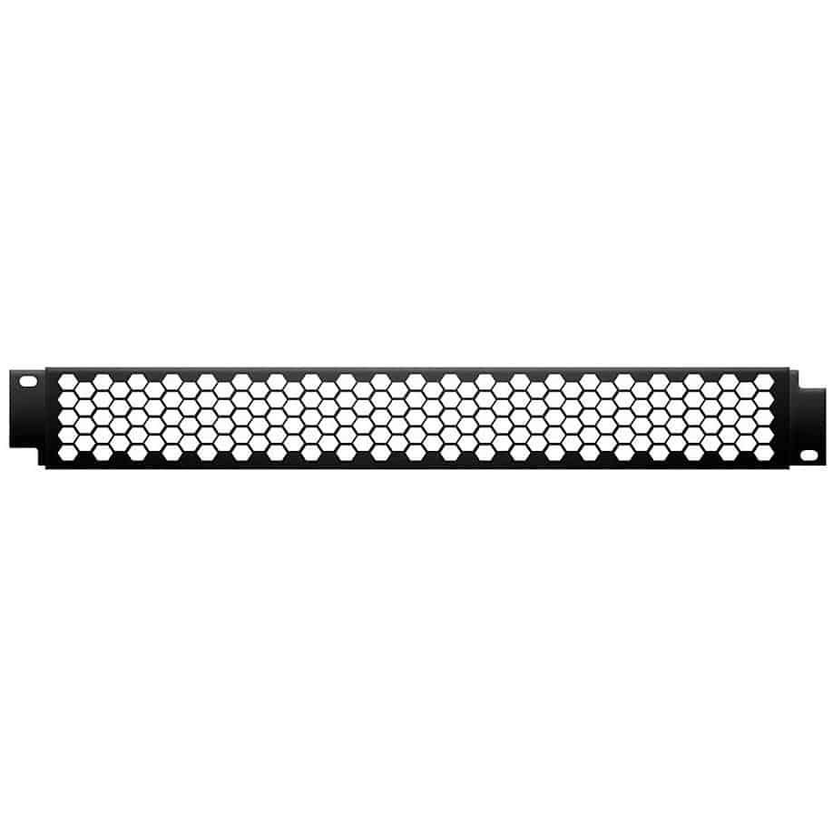Adam Hall 19" Parts 87445 Cover with Punched Hole Front 1U Coarse