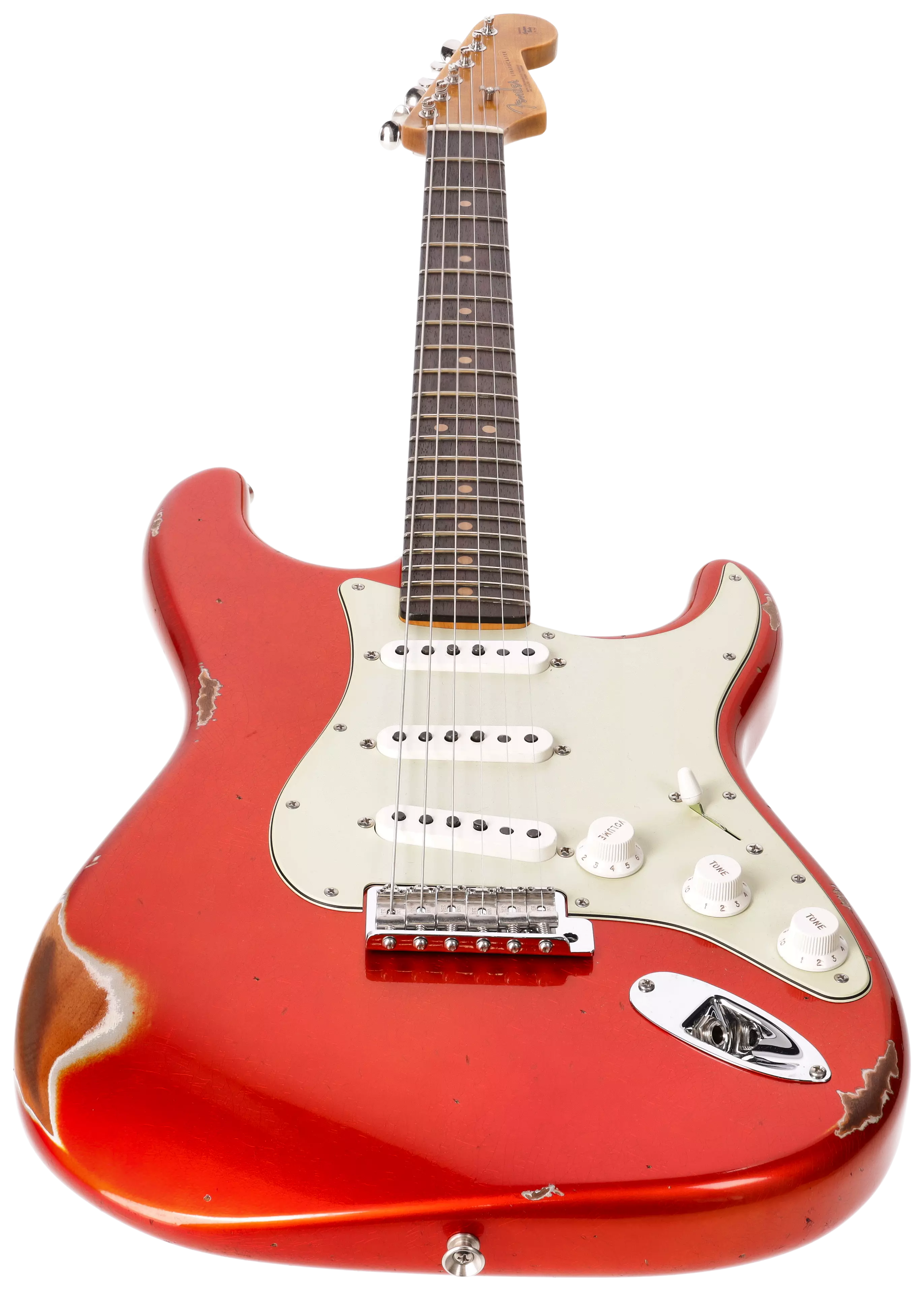 Fender Custom Shop 1963 Stratocaster Relic Aged Candy Tangerine Metallic #1 3