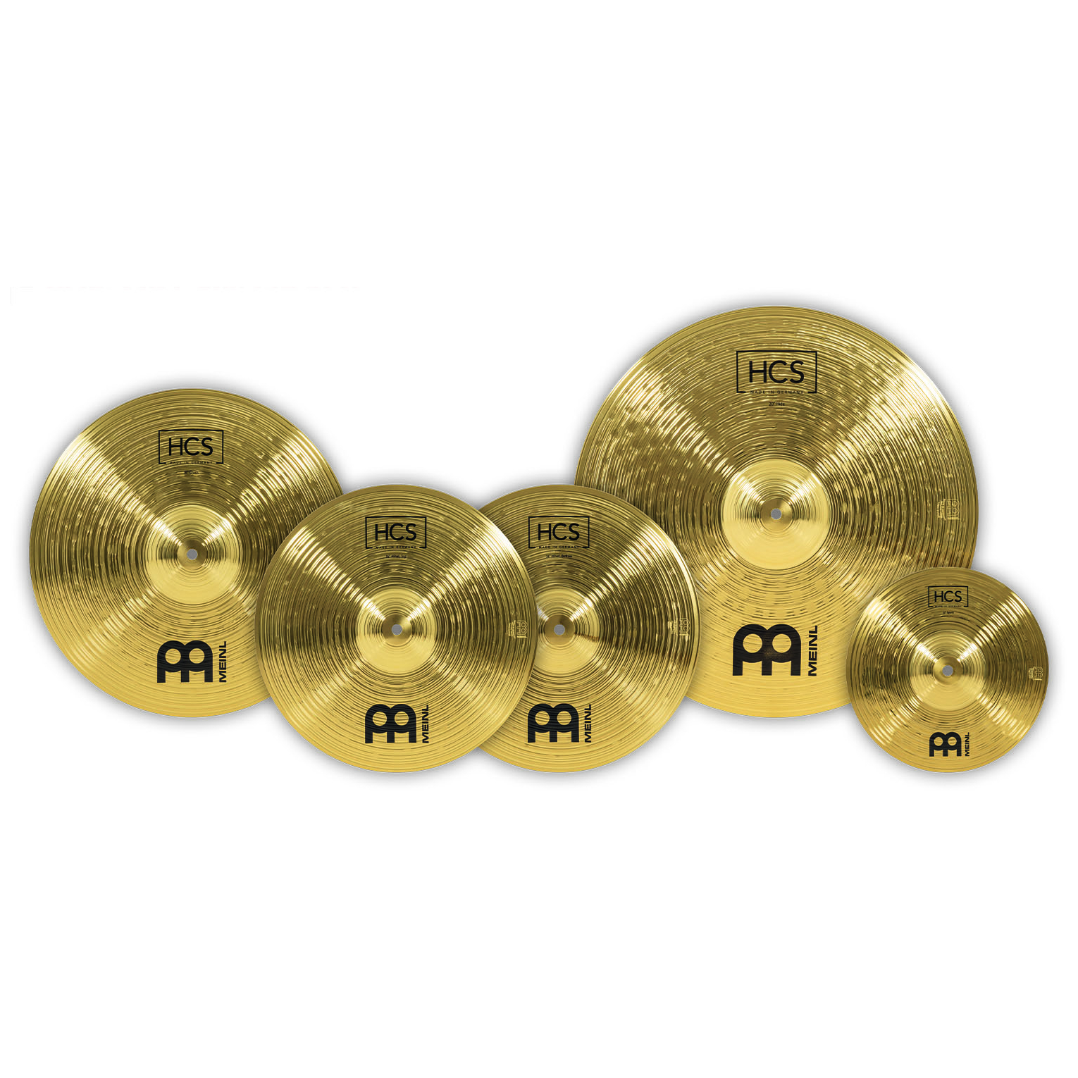 Meinl Cymbals - Meinl Cymbals HCS141620+10 - HCS Complete Cymbal Set + free 10 Splash - 1
