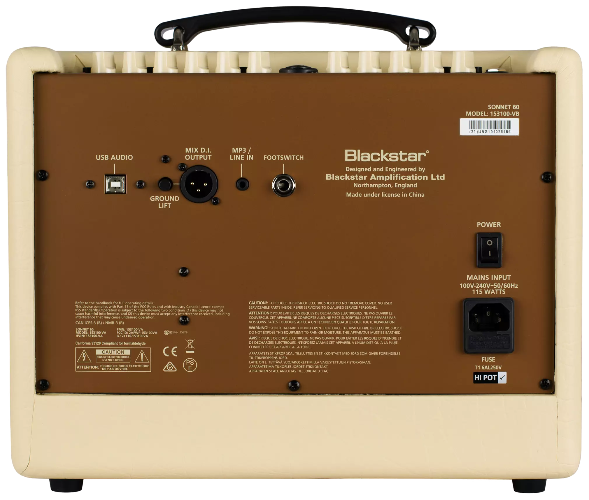 Blackstar Sonnet 60 Beige 2